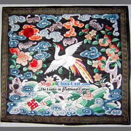 Qing Dynasty Second Grade Civilian Hand Embroidery Flake