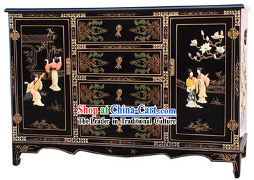 Chinese Palace Lacquer Ware Wine Bar
