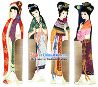 Chang Zhou Comb Series-Ancient Four Beauties_4 pieces set_