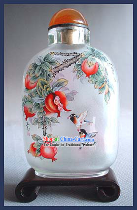 Snuff Bottles With Inside Painting Birds Series-Birds Lovers