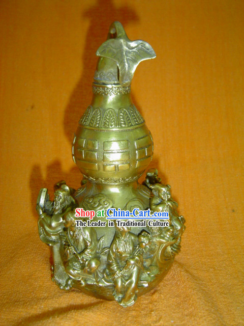 Chinese Classic Brass Statue-The Eight Immortals in The Legends