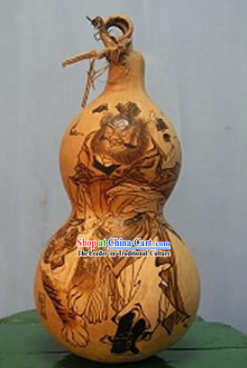 Chinese Classic Hand Made and Painted Calabash-Zhong Kui