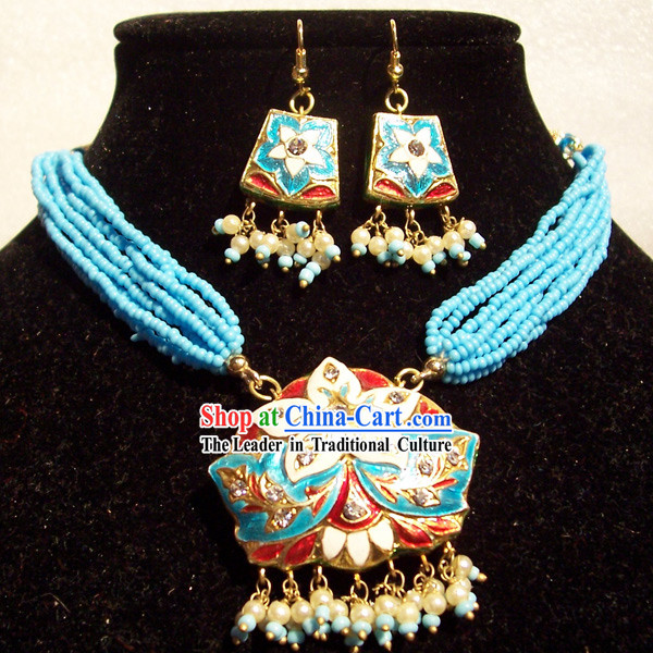 Indian Fashion Jewelry Suit-Mysterious Sea