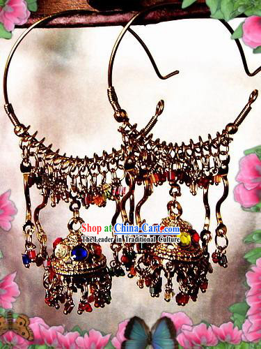 Indian Bohemia Fashion Earrings-Castle
