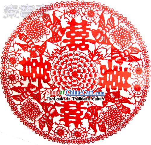 Chinese Paper Cuts-Xi Many Happy Events