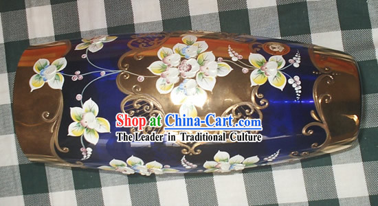 Chinese Hand Painted Flowery Vase