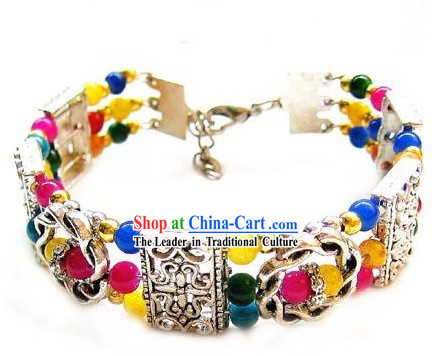 Tibetan Stunning Rainbow Bracelet