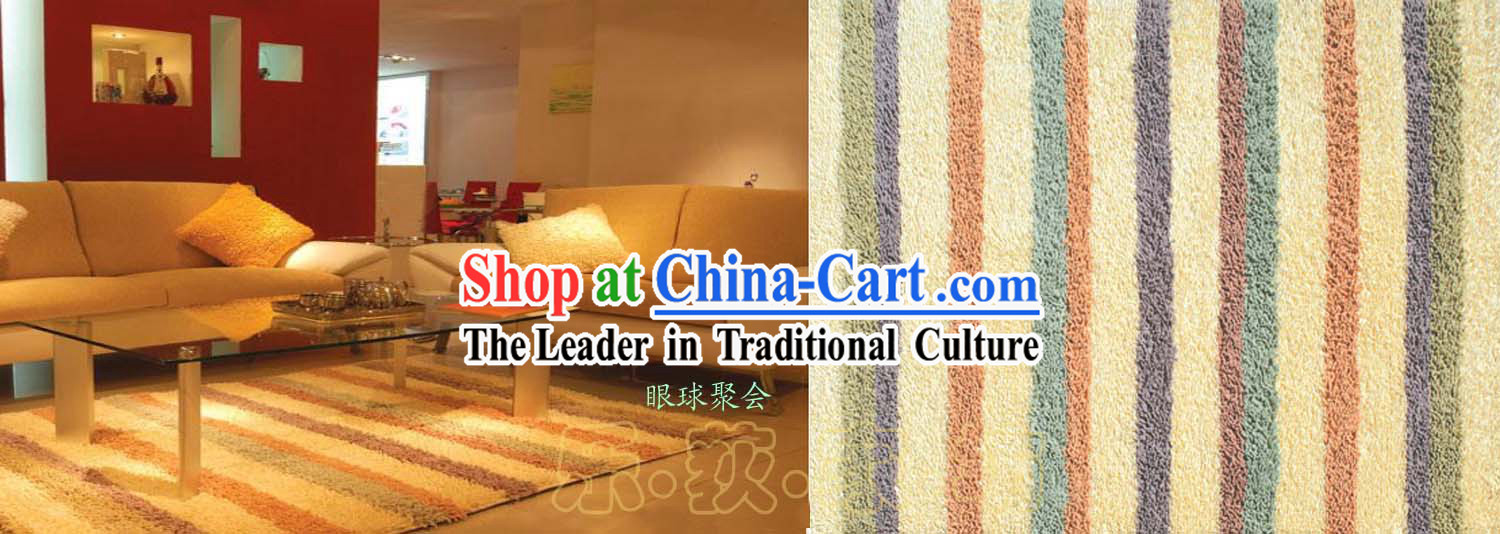 Art Decoration Chinese Rainbow Rug _70_140cm_