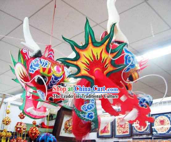 866 Inches Chinese Traditional Hand Made and Painted Kite - Long Dragon