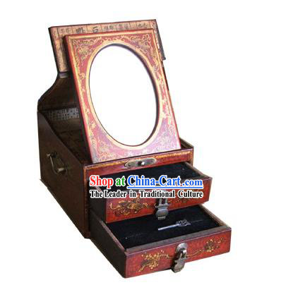 Archaize Chinese Colored Drawing Making Up Palace Casket