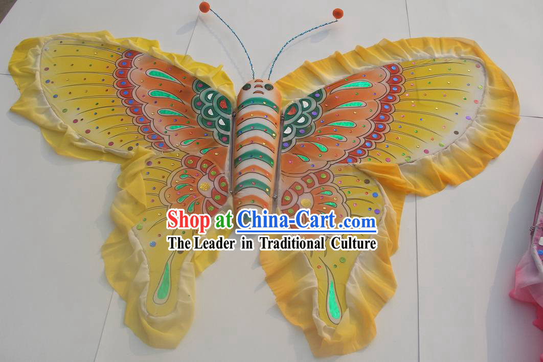 Traditional Chinese Celebration Parade Butterfly Costumes Complete Set