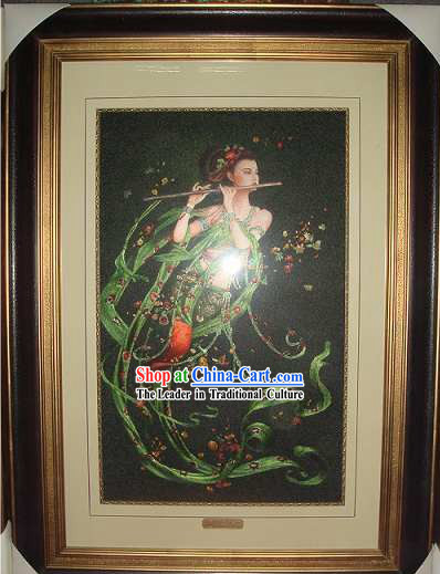 Supreme Chinese All Hand Embroidery Handicraft - Flying Fairy 1