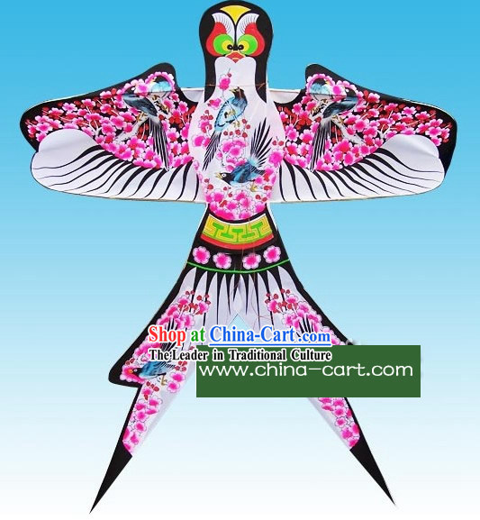Chinese Classical Hand Painted and Made Swallow Kite - Magpies