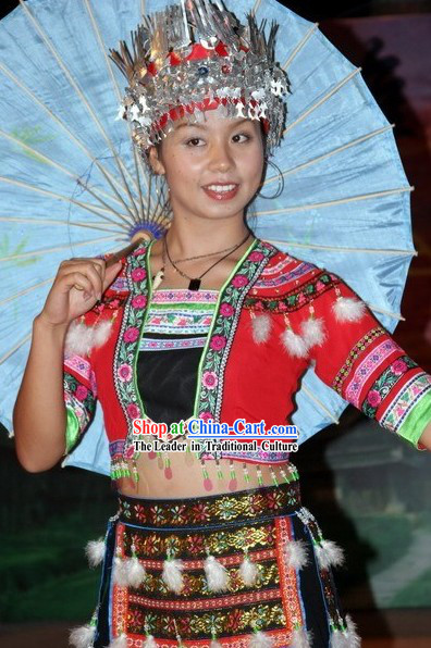 China Miao Minority Dance Costumes