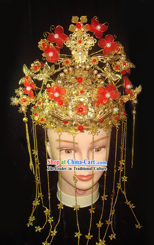 Chinese Classical Empress Festival Celebration Hair Decoration Complete Set