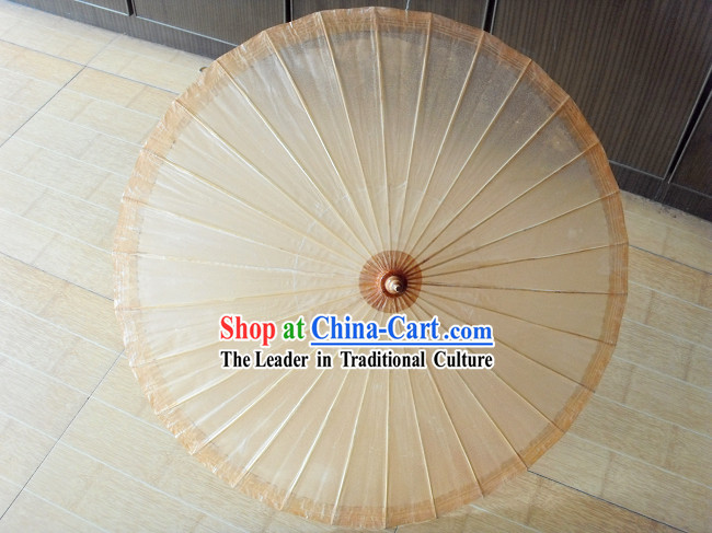 Chinese Hand Made Ancient Plain Colour Paper Umbrella