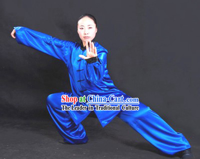 Chinese Professional Martial Arts Tai Chi Uniform Complete Set for Both Women and Men
