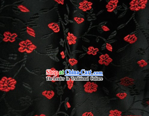 Small Flower Chinese Silk Fabric