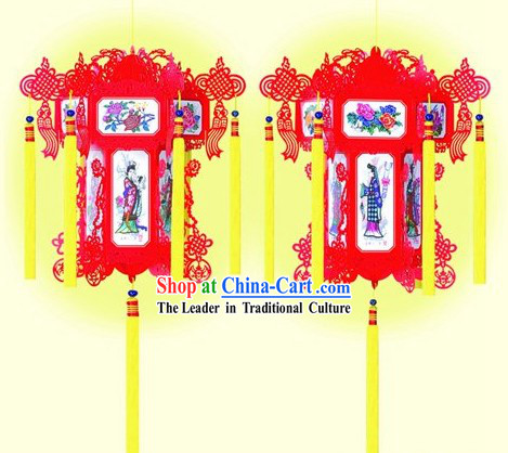 Chinese Paper Lanterns - 12 Ancient Beauties