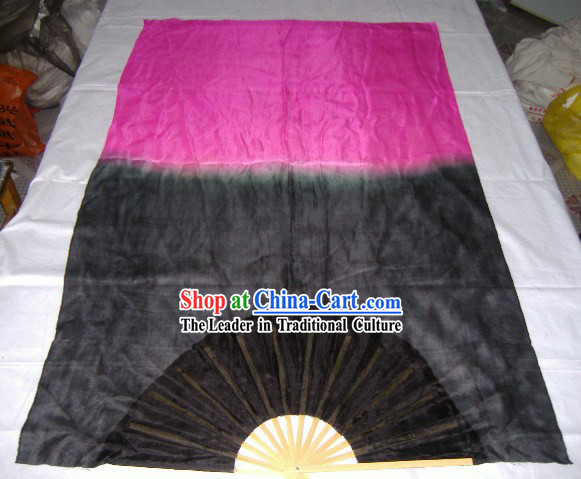 Chinese Traditional Bamboo and Silk Long Fans