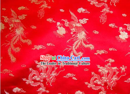 China Traditional Mandarin Brocade Fabric - Phoenix