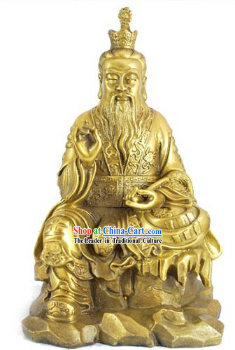 Chinese Lao Zi Bronze Statue Collectible