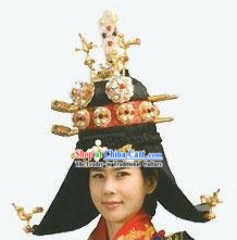 Ancient Korean Empress Wig Set for Women