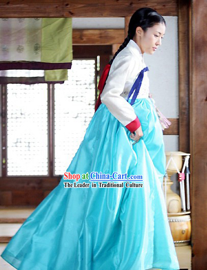 Traditional Korean Hanbok Costume Complete Set for Women