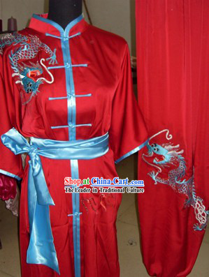 Dragon Martial Arts Uniform _ Wushu Competition Suit for Men