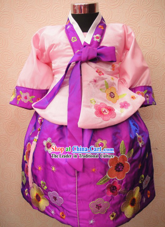 Girl Birthday Dol Korean Hanbok Dress Set