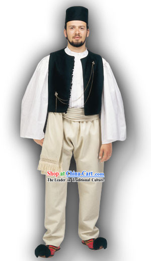Epirus Male Traditional Greek Dance Costume