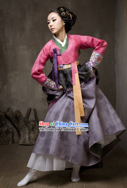 Supreme Korean Traditional Dress Hanbok Complete Set for Women
