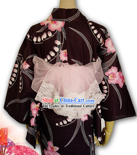 Japanese Yukata Kimono Lace Sash