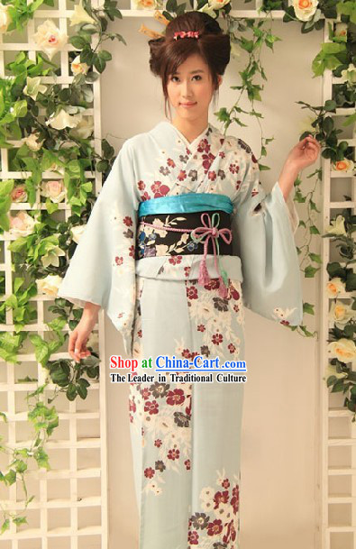 Japanese Kimono Dress Complete Set