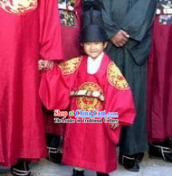 Ancient Korean Emperor Costumes for Children