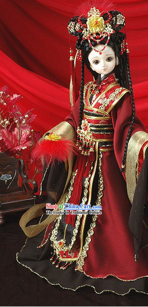 Supreme Chinese Classical Princess Long Costumes Complete Set