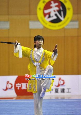 Chinese Kung Fu Tai Chi Dress and Cape Complete Set