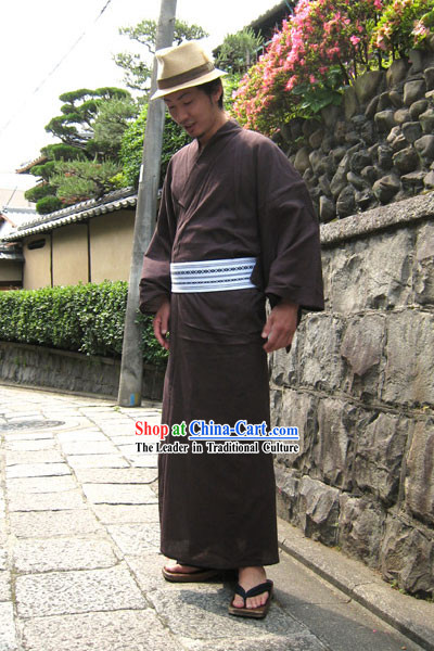Traditional Japanese Kimono Yukata for Men