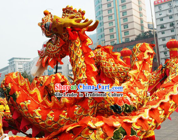 Supreme Olympic Games Dragon Dance Costumes Complete Set