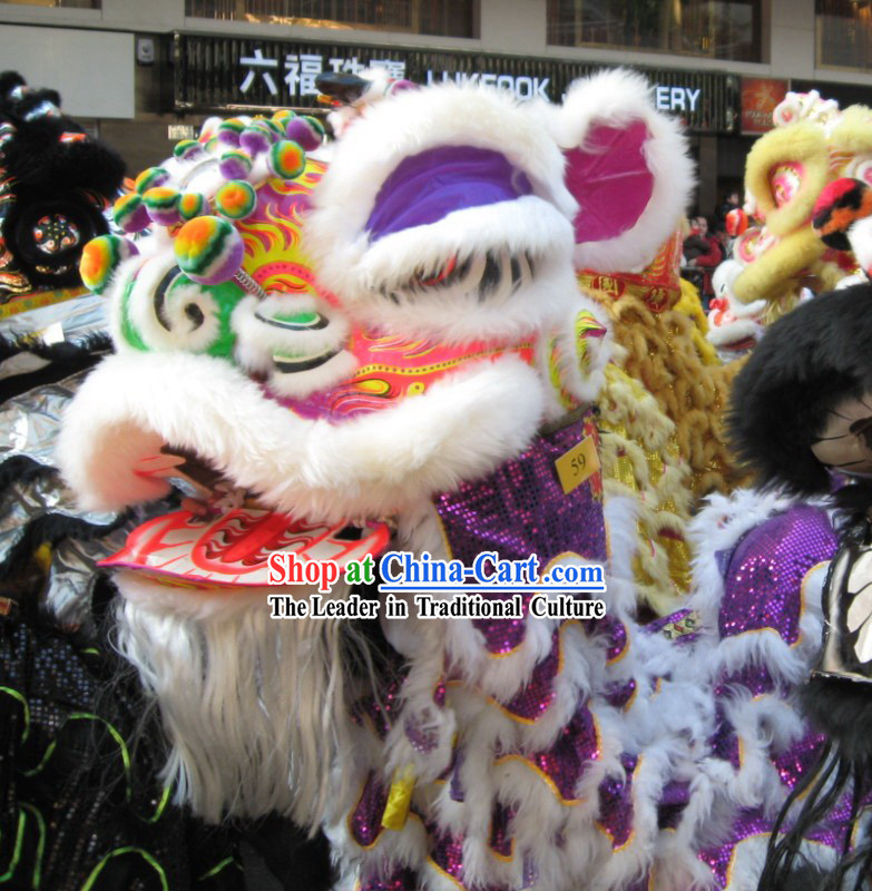 Traditional FUT SAN Lion Dance Costume Complete Set