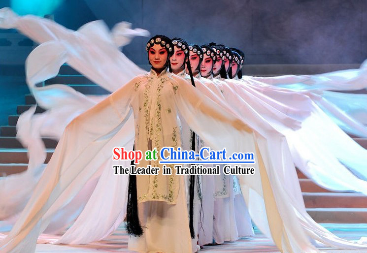 Chinese Peking Opera Long Sleeve Dance Costume for Women