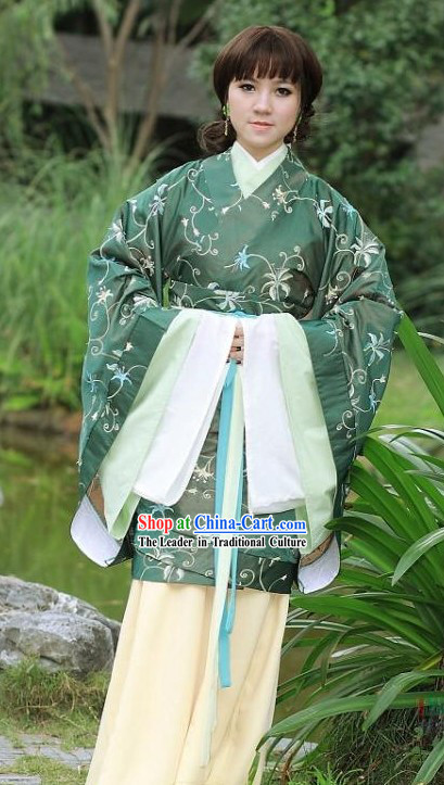 Traditional Chinese Ceremony Hanfu Clothing Complete Set for Women