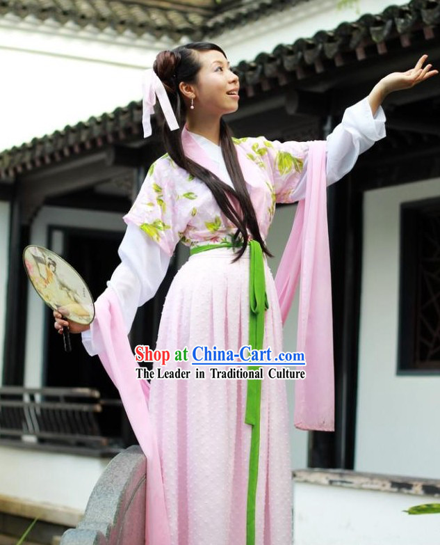 Ancient Chinese Imperial Maid Costume Complete Set