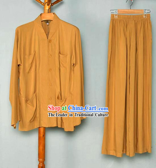 Traditional Chinese Meditation Monk Clothing for Men