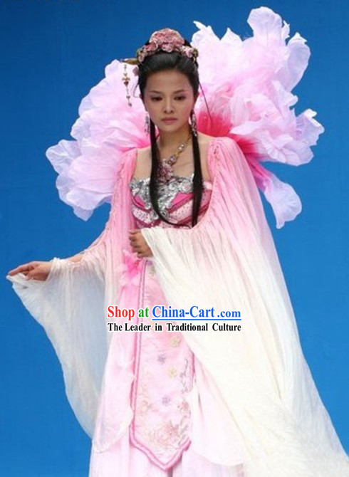 Chinese Ancient Flower Fairy Costumes Complete Set