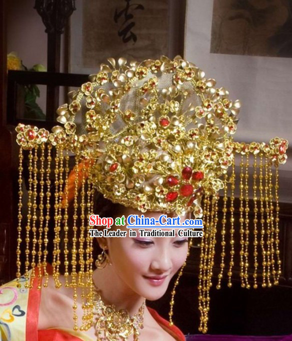 Ancient Chinese Bride Wedding Phoenix Crown