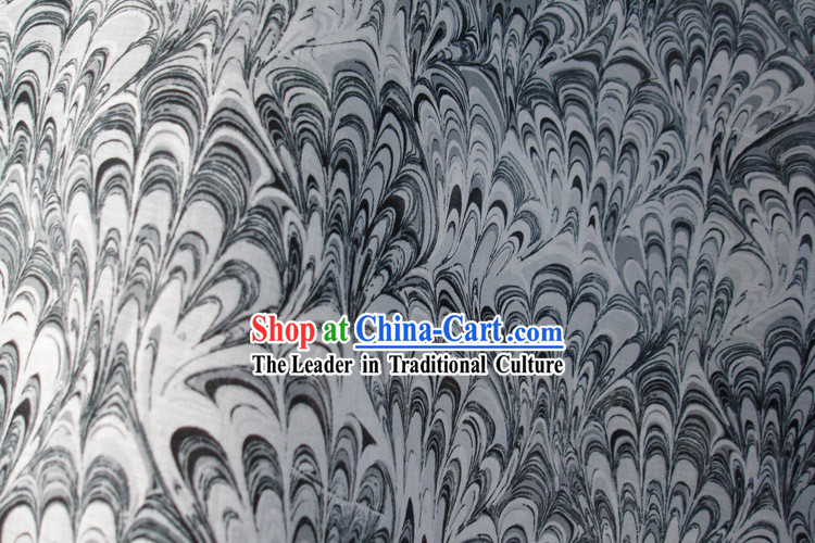 Traditional Chinese Phoenix Tail Silk Fabric