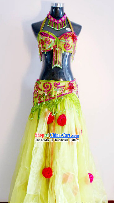 Custom Made Belly Dance Costumes Complete Set for Women