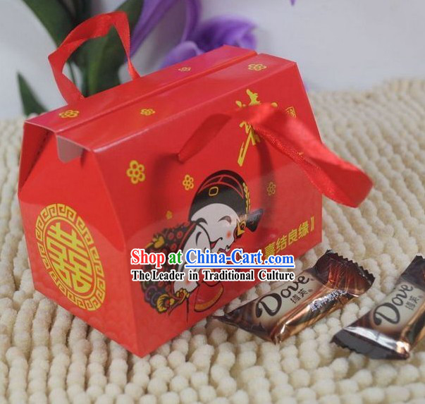 Traditional Chinese Wedding Sugar Box 100 Pieces Set