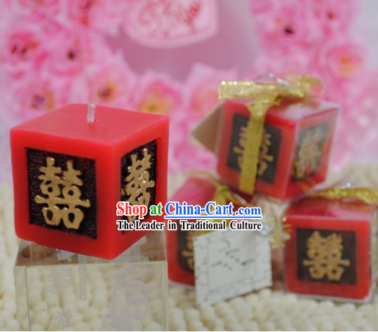 Traditional Chinese Wedding Candle 10 Pieces Set